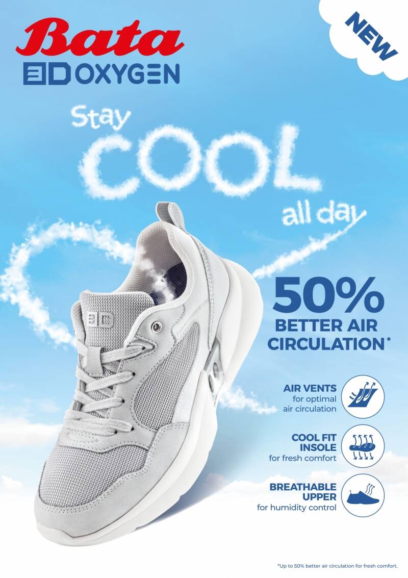 Global roll out of Bata’s new 3D Oxygen footwear