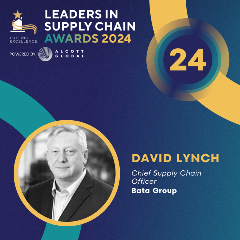 Our Chief Supply Chain Officer, David Lynch, for Top 30 Recognition at Leaders in Supply Chain Awards 2024